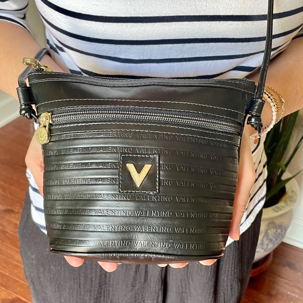 Mario Valentino Black Crossbody Bag